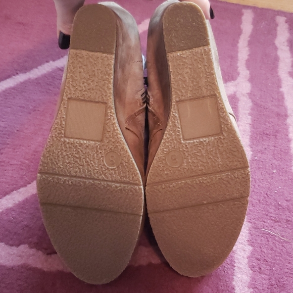 Target Merona Taupe Lace up Wedges - Picture 3 of 4
